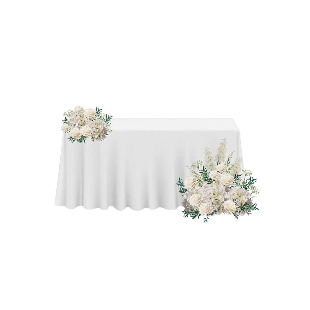 Sweetheart Table Asymetrical Arrangements