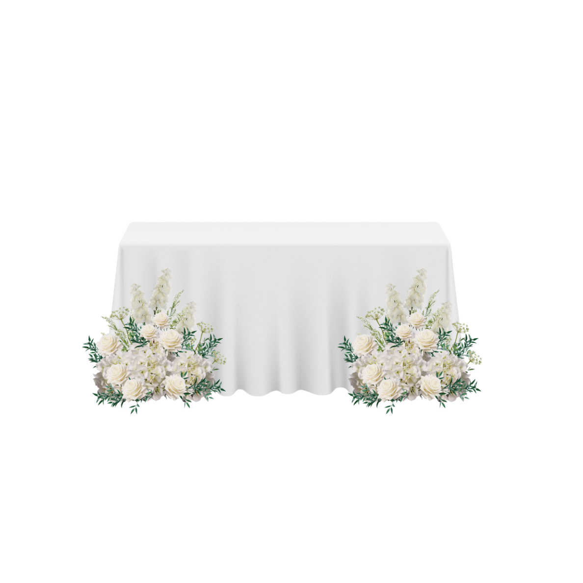 Sweetheart Table Symetrical Arrangements