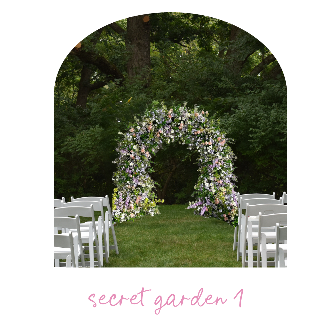 Secret Garden 1 Floral Arch *RENTAL*